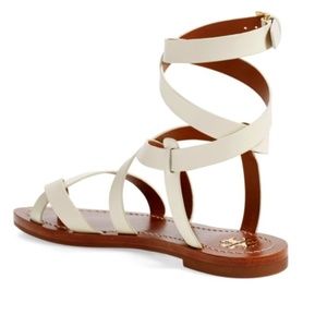 Tory Burch Patos' Gladiator Sandal  SIZE 7, IVORY